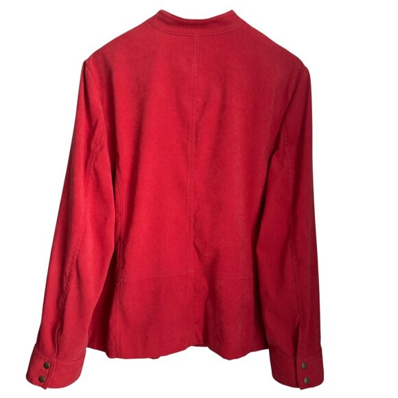 JW Collection Casual Jacket Women's size 16 Rust color - Picture 2 of 4